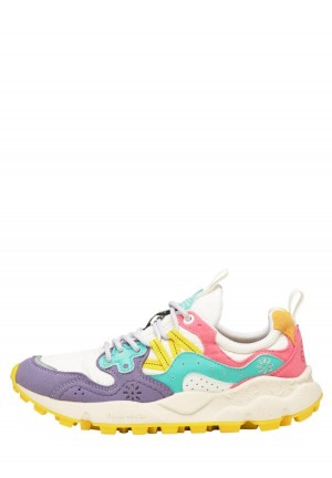 Flower Mountain Yamano 3 Sneakers Damen Lila Weiß | YLR1780KE