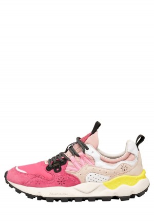 Flower Mountain Yamano 3 Sneakers Damen Fuchsie | LBR5145NM