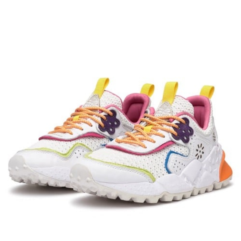 Flower Mountain Kotetsu Sneakers Damen Weiß | ULJ8122XV