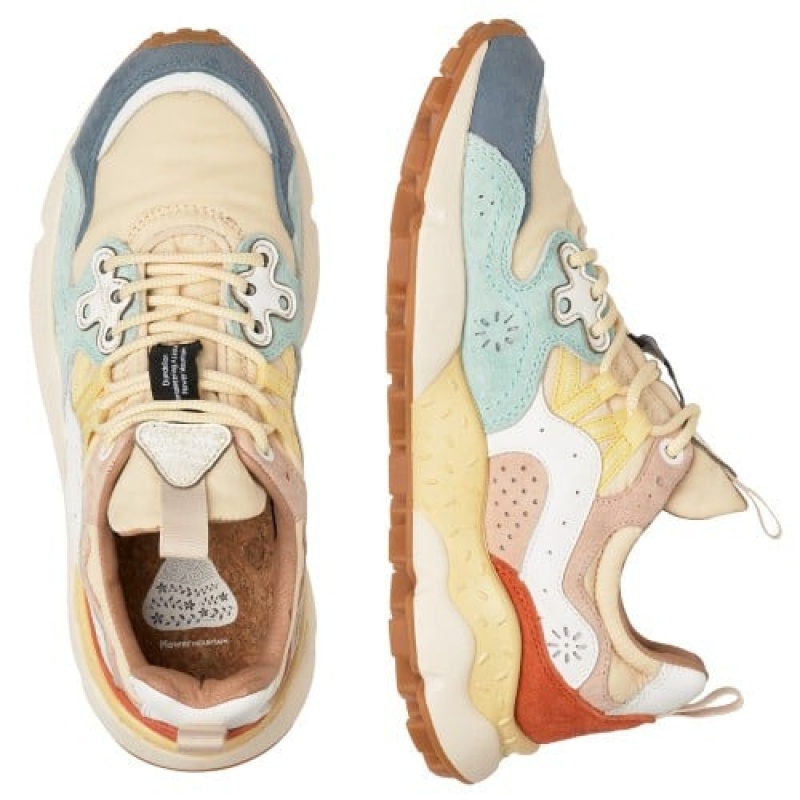 Flower Mountain Yamano 3 Sneakers Damen Blau | EYG5562WJ