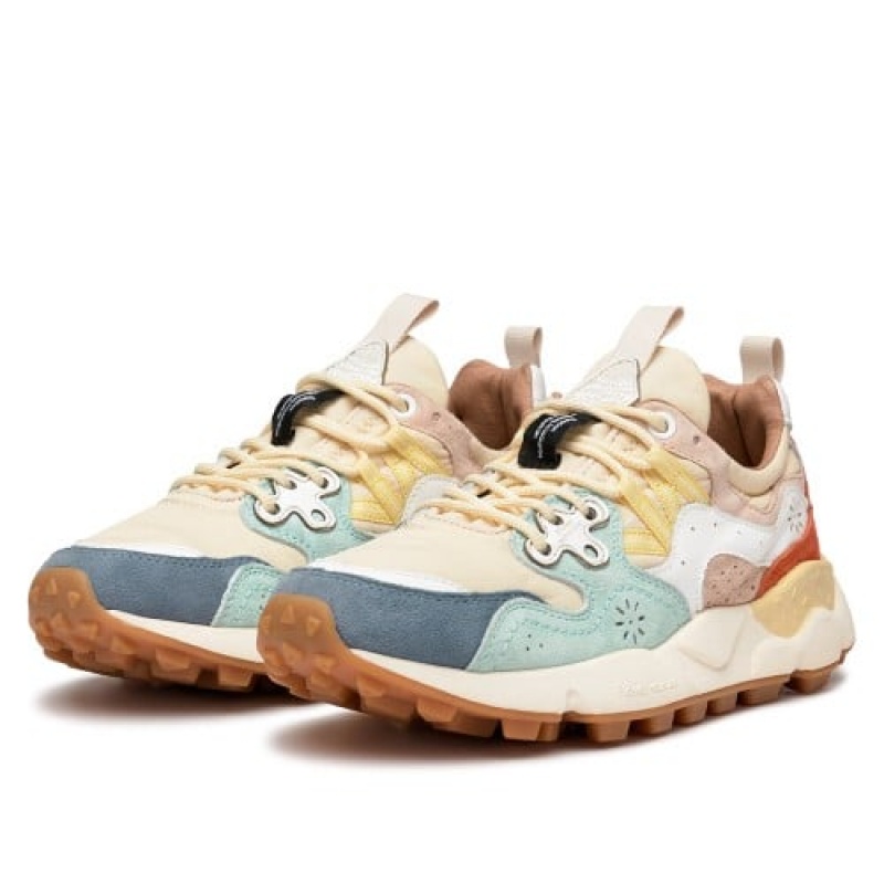 Flower Mountain Yamano 3 Sneakers Damen Blau | EYG5562WJ