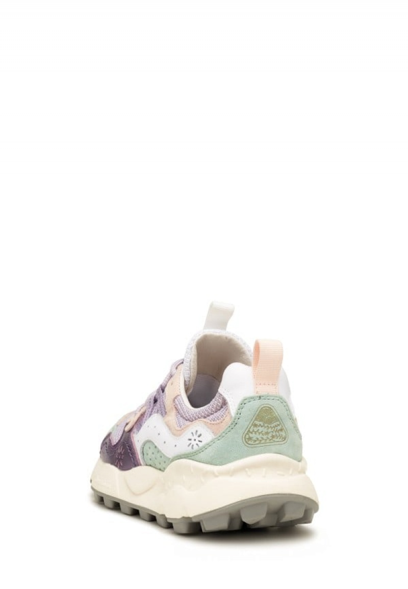 Flower Mountain Yamano 3 Sneakers Damen Lila Türkis | LBL1072YG