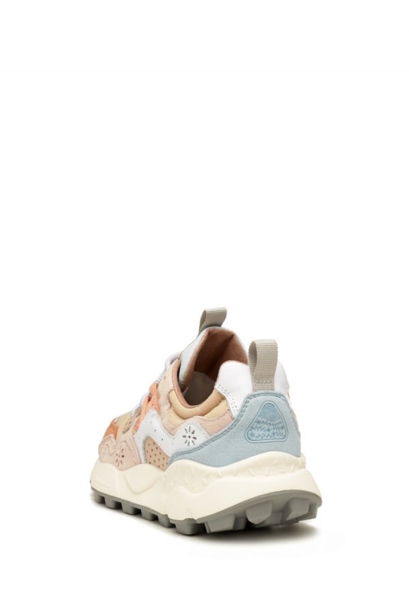 Flower Mountain Yamano 3 Sneakers Damen Rosa Beige | QXB197TI