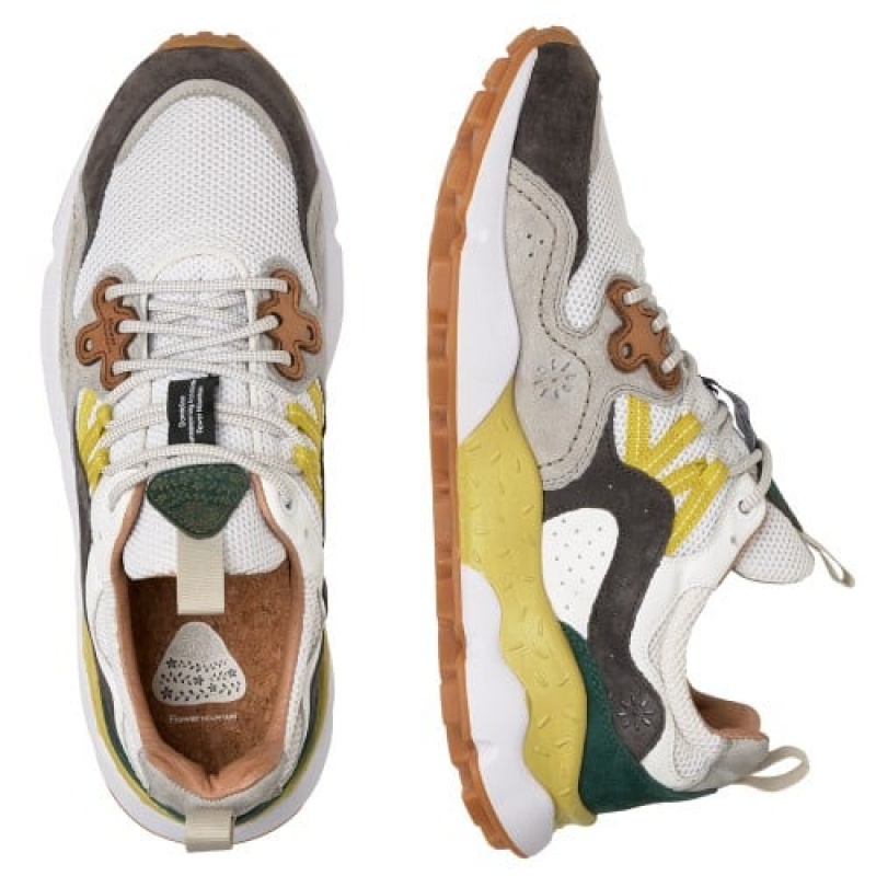 Flower Mountain Yamano 3 Sneakers Herren Weiß | BAB9111SV