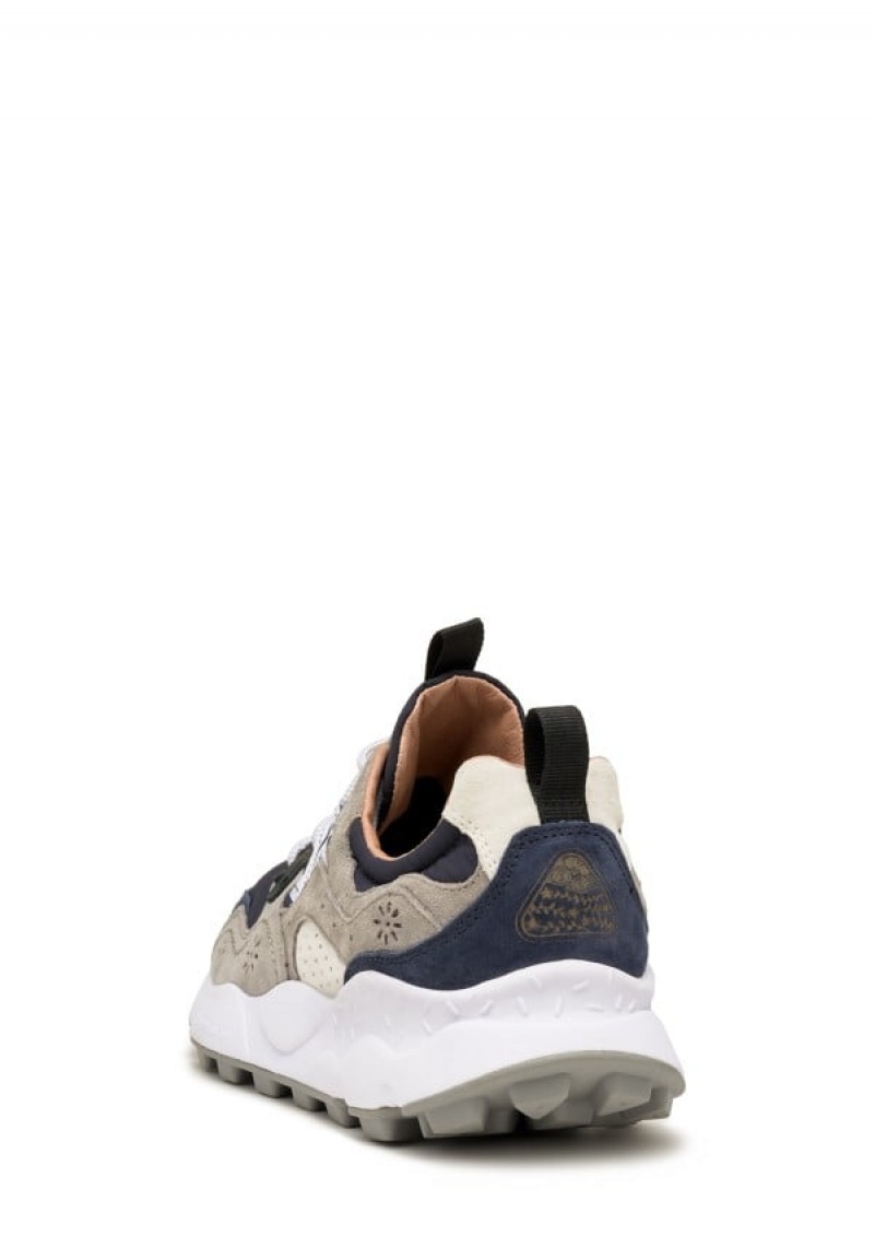 Flower Mountain Yamano 3 Sneakers Herren Navy Blau Grau | XLH5738SN