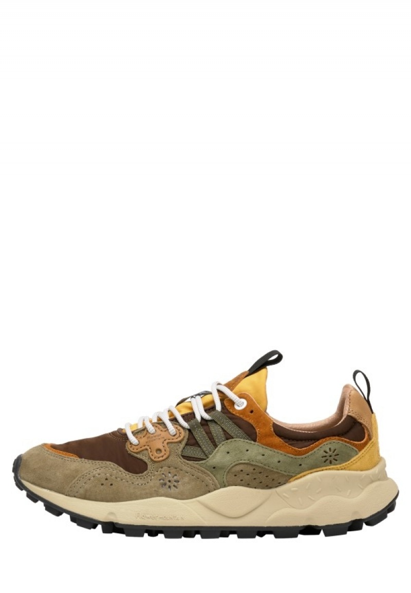 Flower Mountain Yamano 3 Sneakers Herren Braun Grau | KXB9599RO